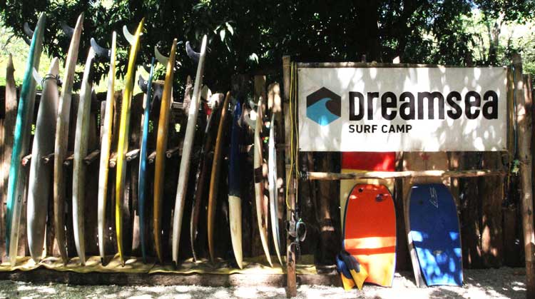 Dreamsea Surf Camp Costa Rica - Contact - Surfing, Glamping, Yoga - Tamarindo, Costa Rica