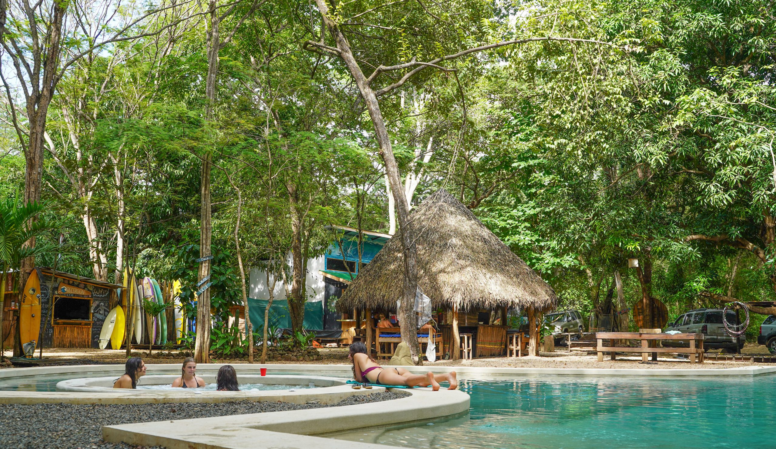 Dreamsea Surf Camp Costa Rica | Picture of pool and accommodations near beach in wilderness