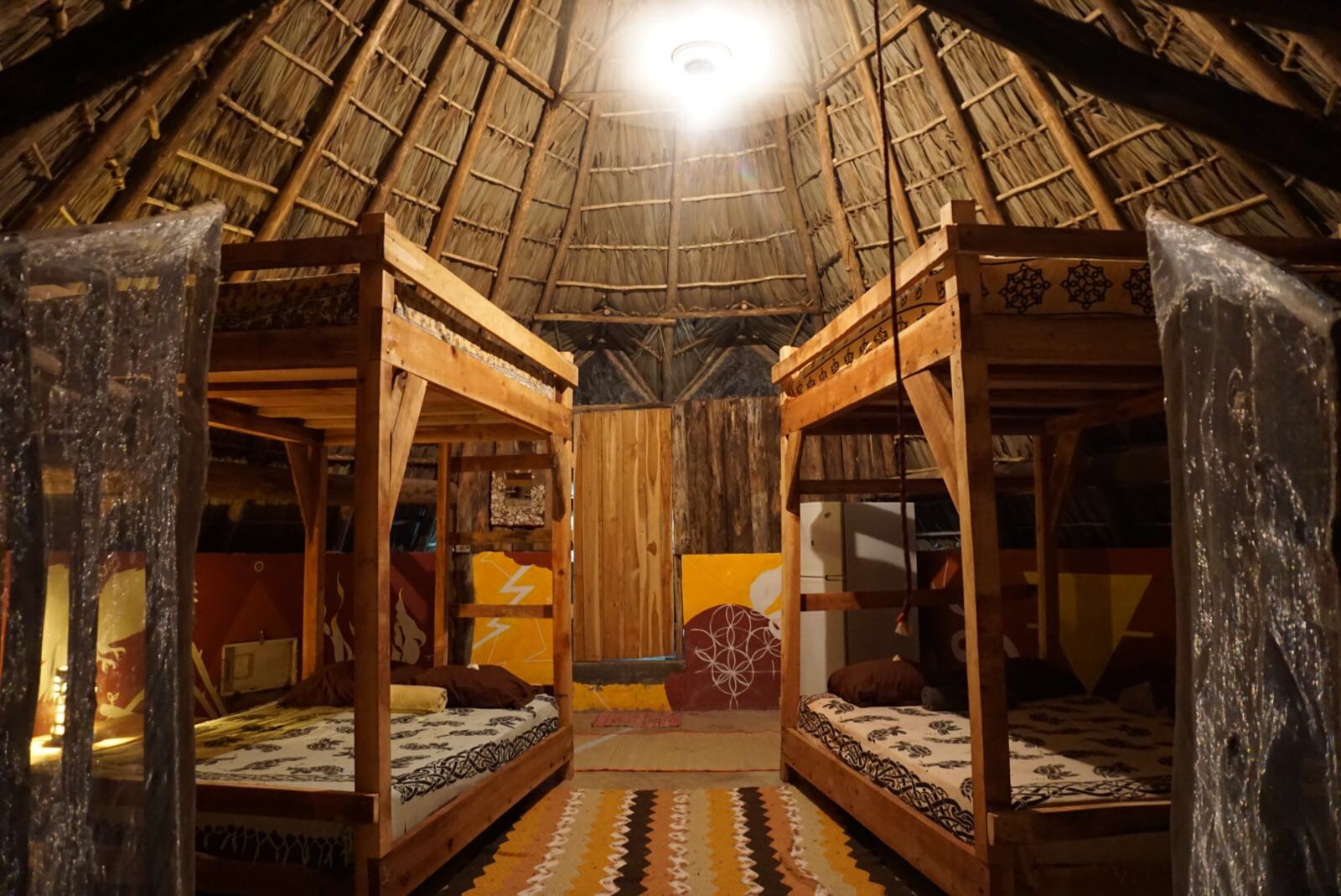 Dreamsea Costa Rica | Surf Camp Rates | Other Accommodations Background Image | Picture of eco tipi living quarters cabin in Tamarindo, Costa Rica